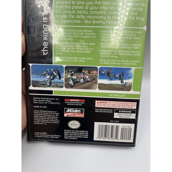 Jeremy McGrath Supercross World - Nintendo GameCube - Tested - Picture 5 of 8